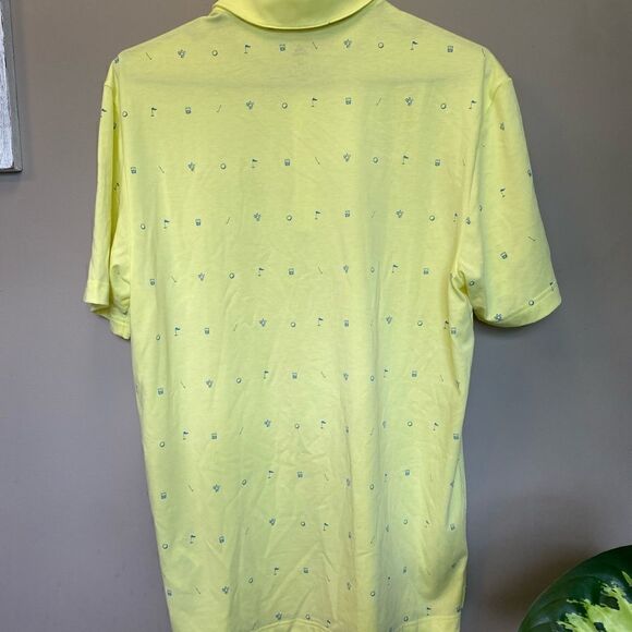 *NWT* Adidas Men’s Small Primegreen Allover Print Golf Shirt - Picture 2 of 6